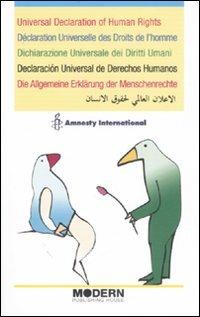 Universal declaration of human rights. Ediz. multilingue - copertina