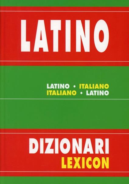 Dizionario latino-italiano - copertina