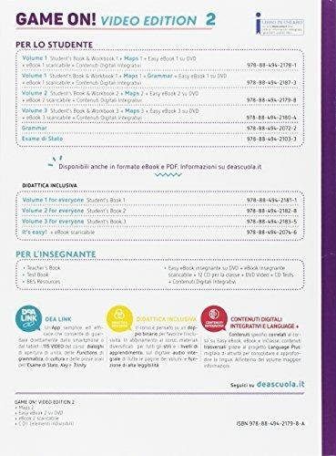  Game on! Student's book-Workbook. Per la Scuola media. Con audio formato MP3. Con e-book. Con espansione online. Con Libro: Maps. Con DVD-ROM. Vol. 2 - 2