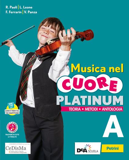  Musica nel cuore. Platinum. Per la Scuola media. Con e-book. Con espansione online. Con DVD-ROM. Vol. A-B: Fare musica-Storia e ascolto
