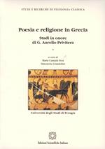 Poesia e religione in Grecia. Studi in onore di G. Aurelio Privitera