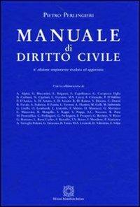 Manuale di diritto civile - Pietro Perlingieri - copertina