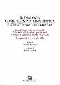 Il dialogo come tecnica linguistica e struttura letteraria - copertina