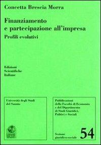 Finanziamento e partecipazione all'impresa - Concetta Brescia Morra - copertina
