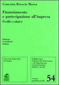 Finanziamento e partecipazione all'impresa - Concetta Brescia Morra - copertina