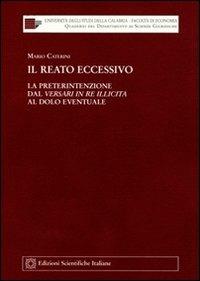 Il reato eccessivo - Mario Caterini - copertina