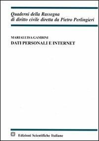 Dati personali e internet - Marialuisa Gambini - copertina