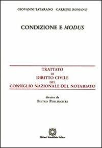 Condizione e modus - Giovanni Tatarano,Carmine Romano - copertina