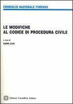 Le modifiche al codice di procedura civile
