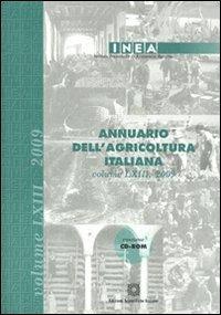 Annuario dell'agricoltura italiana 2009. Con CD-ROM - copertina