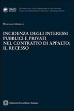 Incidenza degli interessi pubblici e privati nel contratto di appalto. Il recesso