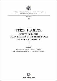 Serta iuridica - copertina
