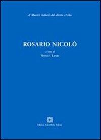 Rosario Nicolò - copertina