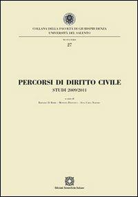 Percorsi di diritto civile. Studi 2009-2011 - copertina