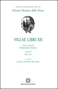 Villae libri 12. Vol. 3 - G. Battista Della Porta - copertina