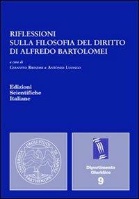 Riflessioni sulla filosofia del diritto di Alfredo Bartolomei - copertina