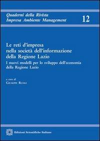 Le reti d'impresa nella società dell'informazione della Regione Lazio - copertina