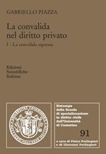 La convalida nel diritto privato. Vol. 1: La convalida espressa