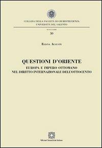 Questioni d'Oriente - Eliana Augusti - copertina