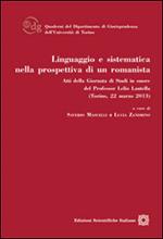 Linguaggio e sistematica nella prospettiva di un romanista