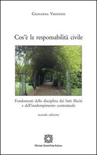 Cos'è la responsabilità civile - Giovanna Visintini - copertina