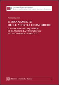 Il risanamento delle attività economiche - Federico Jorio - copertina