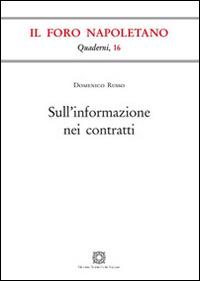 Sull'informazione nei contratti - Domenico Russo - copertina