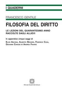 Filosofia del diritto - Francesco Gentile - copertina