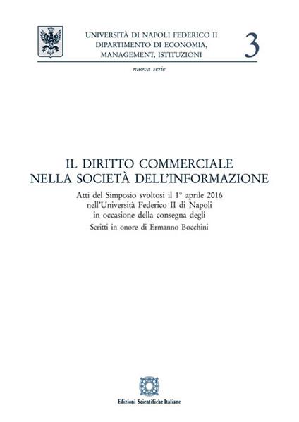 Il diritto commerciale nella società dell'informazione - copertina