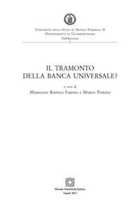 Il tramonto della banca universale? - copertina