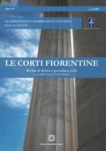 Le corti fiorentine. Rivista di diritto e procedura civile (2017). Vol. 3