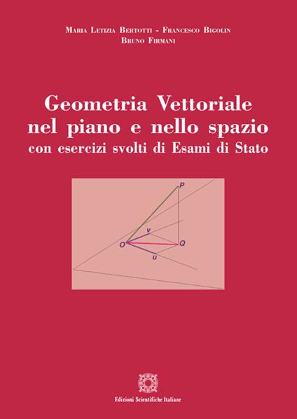 Geometria vettoriale nel piano e nello spazio con esercizi svolti di esami di Stato - Francesco Bigolin,Maria Letizia Bertotti,Bruno Firmani - copertina