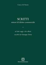 Scritti minori di diritto commerciale