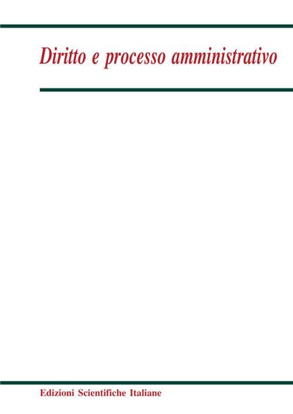 Diritto e processo amministrativo (2019). Vol. 3-4 - copertina