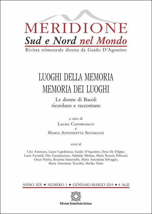 Meridione (2019). Vol. 1: Luoghi della memoria. Memoria dei luoghi. Le donne di Bacoli ricordano e raccontano. - copertina