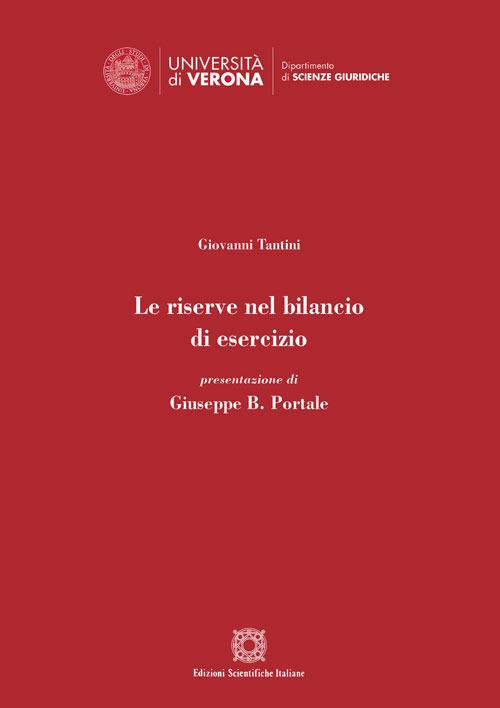 Le riserve nel bilancio di esercizio - Giovanni Tantini - copertina