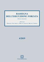 Rassegna dell'esecuzione forzata (2019). Vol. 4