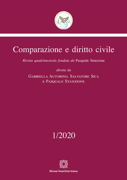 Comparazione e diritto civile (2020). Vol. 1 - copertina