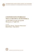 L' intervento pubblico nella ricerca scientifica