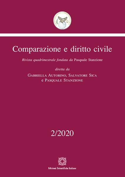 Comparazione e diritto civile (2020). Vol. 2 - copertina