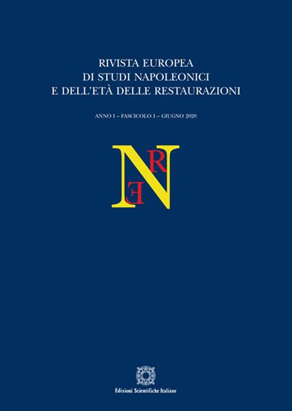 Rivista europea di Studi Napoleonici e dell'età delle restaurazioni (2020). Vol. 1 - copertina