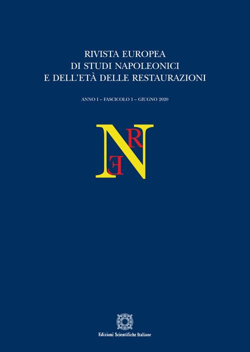 Rivista europea di Studi Napoleonici e dell'età delle restaurazioni (2020). Vol. 1 - copertina