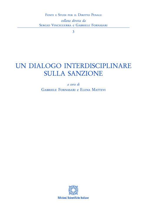 Un dialogo interdisciplinare sulla sanzione - copertina