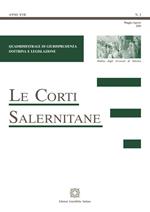 Le corti salernitane (2020). Vol. 2