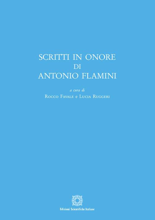 Scritti in onore di Antonio Flamini - copertina