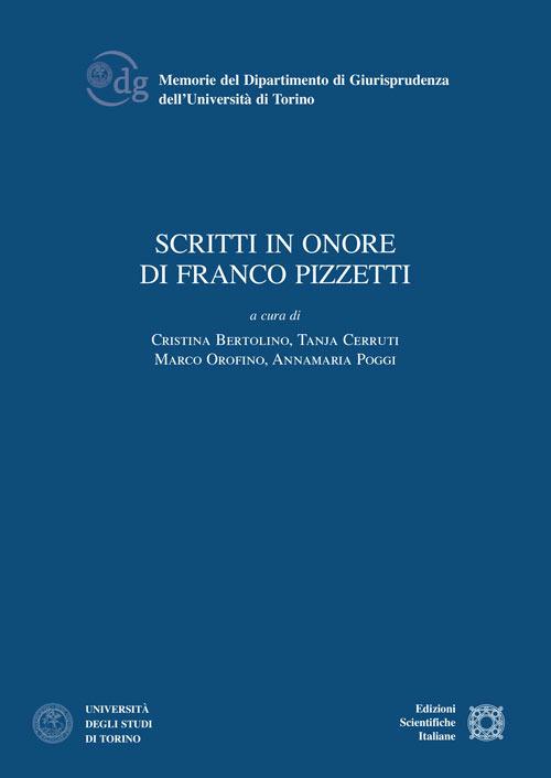 Scritti in onore di Franco Pizzetti - copertina