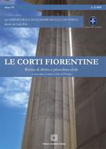 Le corti fiorentine. Rivista di diritto e procedura civile (2019). Vol. 3