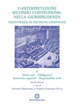 L'«interpretazione secondo Costituzione» nella giurisprudenza. Crestomazia di decisioni giuridiche. Vol. 2