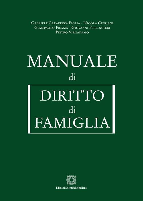 Manuale di diritto di famiglia - copertina