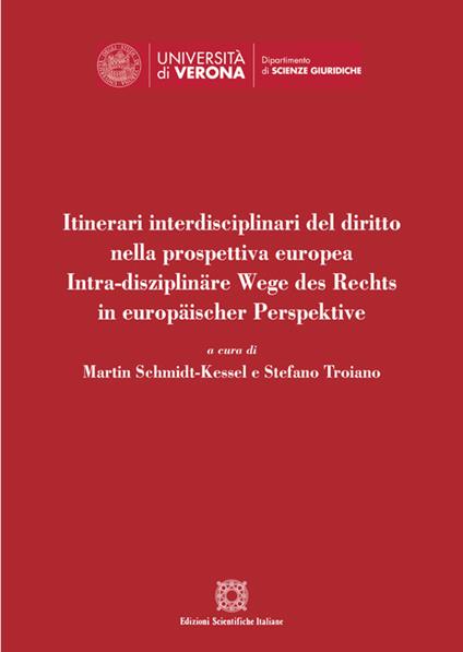 Itinerari interdisciplinari del diritto nella prospettiva europea - copertina